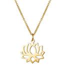 Sarina Kolibal Anhänger Talisman Lotusblume - Anhänger Halskette golden