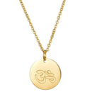 aqasha® Anhänger Talisman "Om" gold