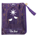 Beutel für Tarot mit Reißverschluss, Die Sterne, Violett