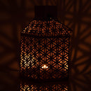 aqasha® Kerze Teelichthalter Blume des Lebens