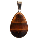 aqasha® Anhänger Tigerauge - Halskette - Tropfen (2,5x1,6 cm)