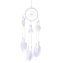 aqasha® Deko Traumfänger weiß "Besinnung"