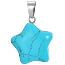 aqasha® Anhänger Türkis - Halskette - Stern (1,9x1,9 cm)