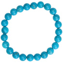 aqasha® Armband Turquenit -  Armband - Kugeln (0,8 cm)