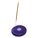 Räucherstäbchenhalter Blume des Lebens, Violett, Ø = 7,7cm