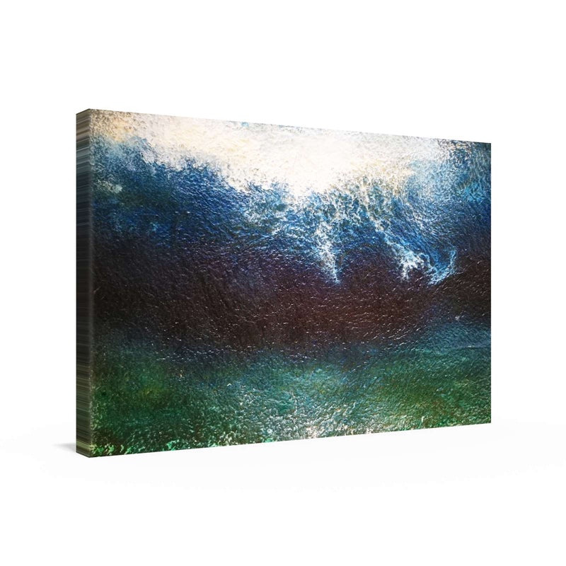 RE Kunstdruck Leinwand / 30x20 cm Wave 2021 von RE Artist - Kunstdruck