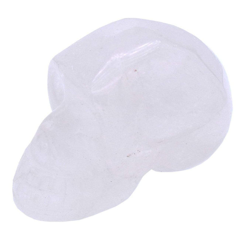 aqasha® Edelstein Weißer Kristallschädel