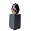 Yoni Ei Amethyst Edelstein, Entspannung, Größe M (4x3cm)